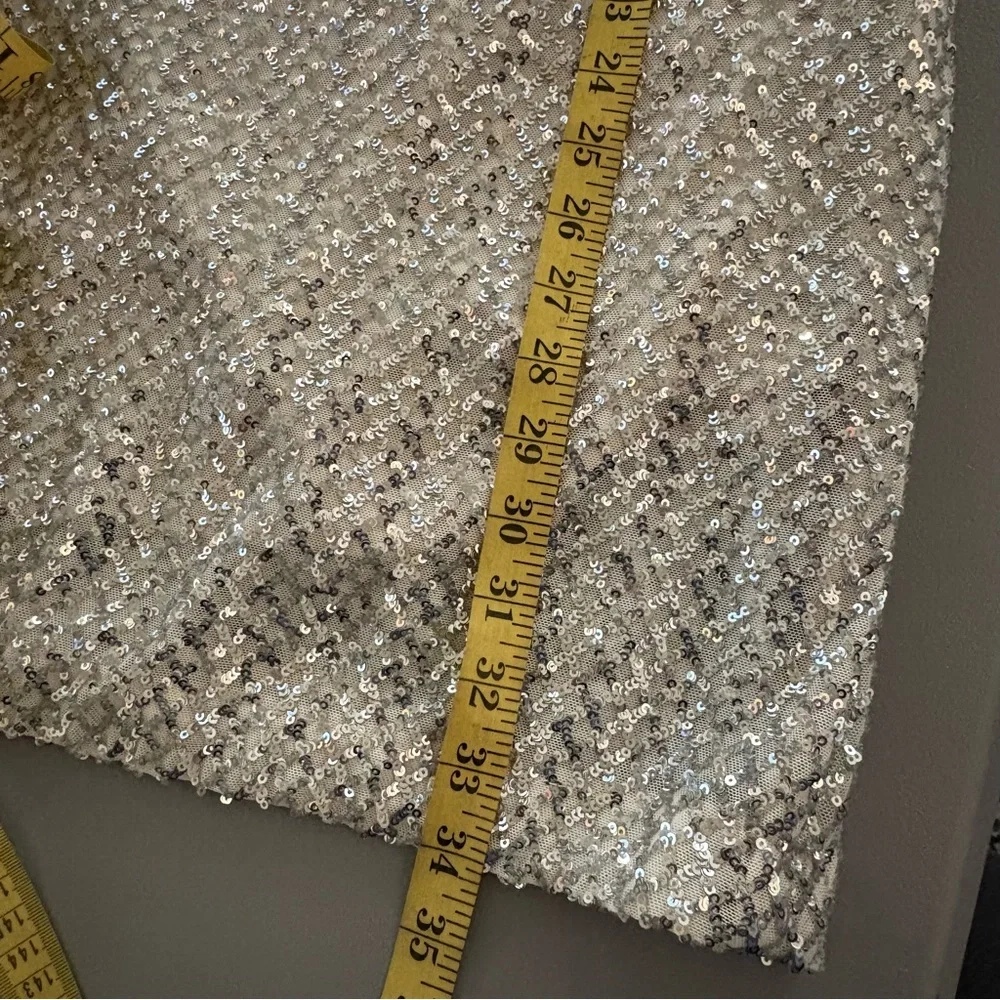 Vince Camuto short sleeve sequined shift dress sz 6 New - Picture 13 of 13